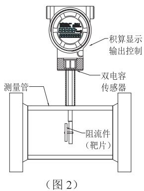 dn100靶式流量计结构图